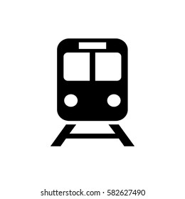 train icon, vector illustration. Flat design eps 10