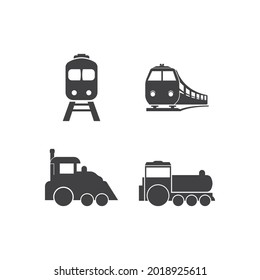 Train icon vector illustration logo design background.