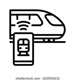 Train icon vector illustration logo template isolated on white background