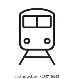 train icon vector illustration sign