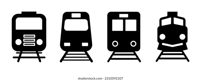 Train icon vector illustration. Stock vector.