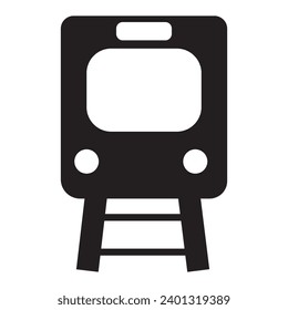 Zugsymbol, Vektorgrafik-Logo-Design