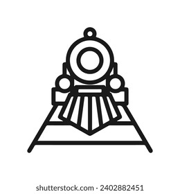 train icon vector ilustration logo design