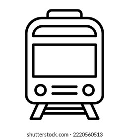 Train icon vector image. Can also be used for web apps, mobile apps and print media.