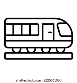 Train icon vector image. Can also be used for web apps, mobile apps and print media.