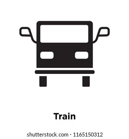 Train icon vector isolated on white background, Train transparent sign , vacation symbols