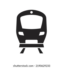 Icono del tren. Icono del vector aislado en fondo blanco.