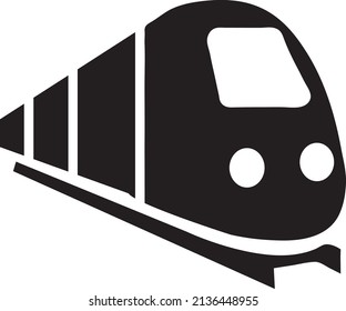 Train icon vector, Modern Transportation sign Isolated on white background. Trendy Flat style for graphic design.eps
