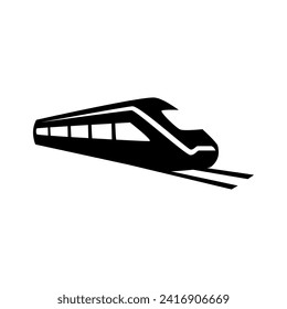 Train icon vector. Modern Transportation sign Isolated on white background