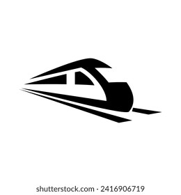 Train icon vector. Modern Transportation sign Isolated on white background