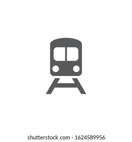 train Icon vector sign isolated for graphic and web design. train transportation symbol template color editable on white background.