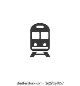 train Icon vector sign isolated for graphic and web design. train transportation symbol template color editable on white background.