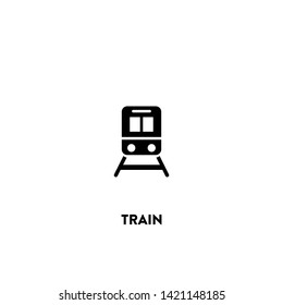train icon vector. train sign on white background. train icon for web and app
