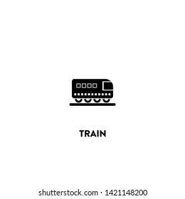 train icon vector. train sign on white background. train icon for web and app