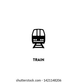 train icon vector. train sign on white background. train icon for web and app