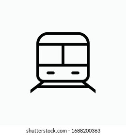 train icon vector sign symbol isolated
