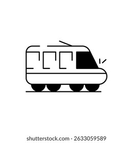 Icono de tren Vector ilustración de stock