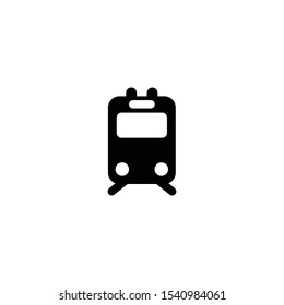 Train icon vector, transportation stmbol - Vector