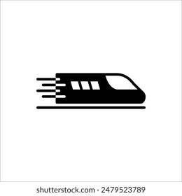 Train icon. For web design, app and UI. Vector Illustration isolated on white background, eps 10.