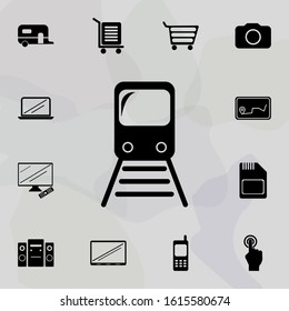 A train icon. Web icons universal set for web and mobile