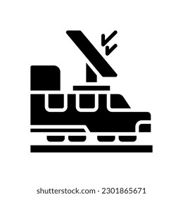 icono de tren para tu sitio web, móvil, presentación y diseño de logotipo.