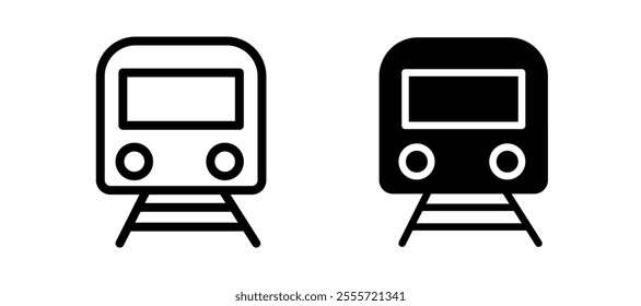 Train icons for web ui designs