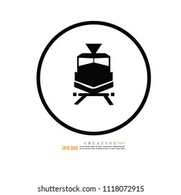 Train icon.train.vector illustration.    