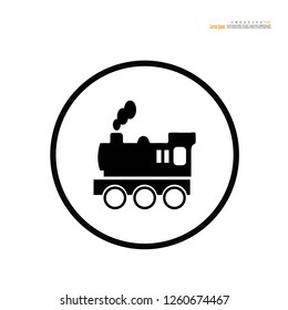 Train icon.train.vector illustration.    