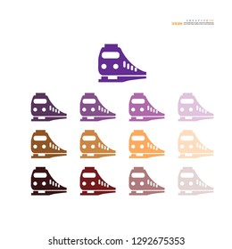 Train icon.train.vector illustration.    