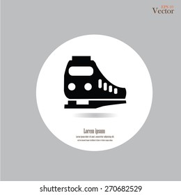 Train icon.train.vector illustration.    