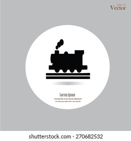 Train icon.train.vector illustration.    
