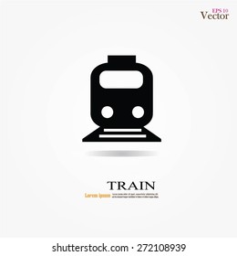 Train icon.train.vector illustration.    
