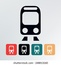 train icon.vector illustration.