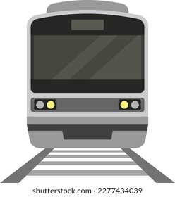 A train isolated vector illustration.