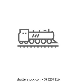 Train line icon.