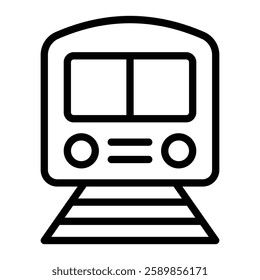 Train Line Icon Design For Personal And Commercial Use