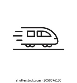 Train line icon. high quality icons suitable for transportation graphic assets, internet, web design, apps, drawing and coloring books, print media, etc. EPS 10 vector icon on a white background.