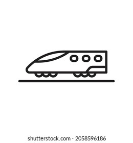 Train line icon. high quality icons suitable for transportation graphic assets, internet, web design, apps, drawing and coloring books, print media, etc. EPS 10 vector icon on a white background.