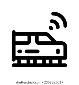 train line icon. vector icon for your website, mobile, presentation, and logo design.