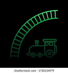 train line nolan icon. Simple thin line, outline vector of toys icons for ui and ux, website or mobile application
