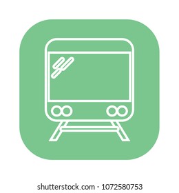 train line sign icon