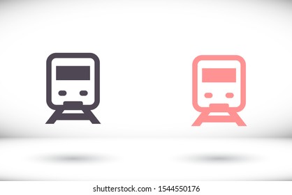 A TRAIN line vector. lorem ipsum Flat Design JPG