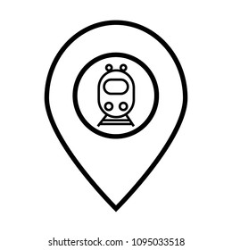 train location icon for maps