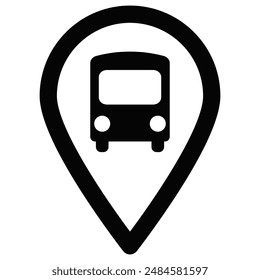 Train location icon. (vector Illustration)