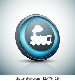 Train locomotive button