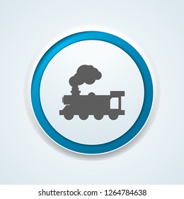 Train locomotive button