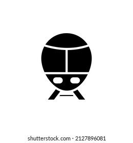 Tren, Locomotora, Transporte Sólido Diseño de Icono para Web e UI, Icono Sencillo Adecuado para Cualquier Propósito.