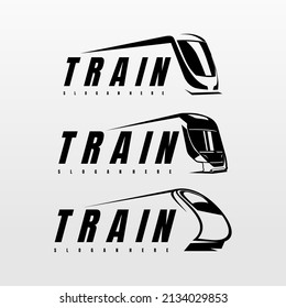 Train Logo Design Concept Vector	