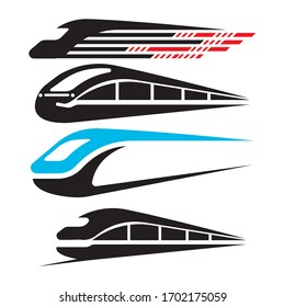 Express delivery icon concept train speed Vector Image