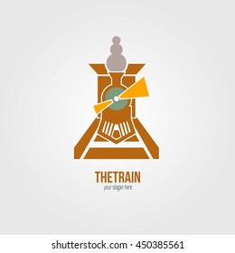 Train Logo Design template. Vector Illustration
